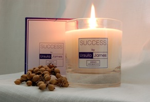 Success by Ursula James aromatherapy candle