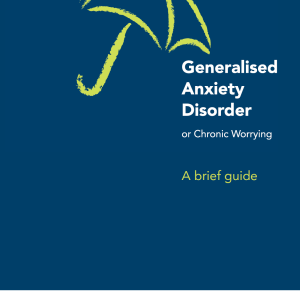 Generalised Anxiety Disorder (GAD): an Anxiety UK guide (instant download)