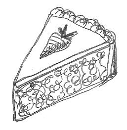 Virtual Slice Of Carrot Cake